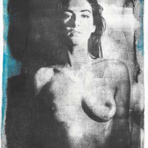 "Nudo in blu"